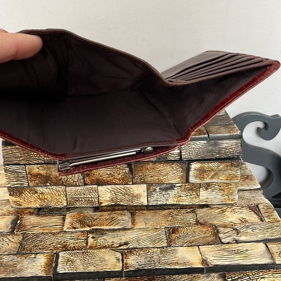 Vintage BUXTON Leather Wallet with Clasp Coin Pocket - Picture 5 of 14